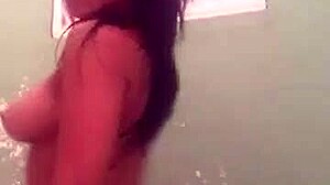 This is how the Dominican beauty gets naughty on camera