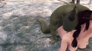 Brutal gangbang with orcs and thugs HD cartoon porn video