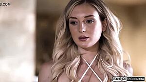 Pornstar hardcore video shows teen with small tits getting banged hard