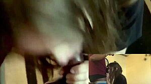 Homemade video Amateur lesbians break me off a blowjob and suck me off my spit