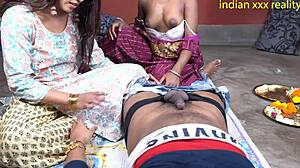 Indian girls get naughty in a steamy threesome