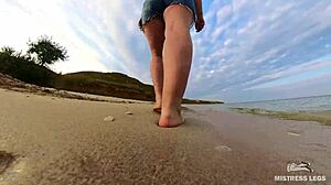 Try to follow me through my story about bare feet in the beautiful beach