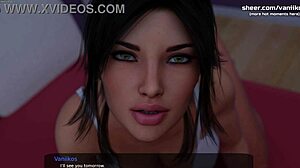 Facial on taboo intercourse with milf Caroline and Yukio stepbrother in 3D animated AdultPorno