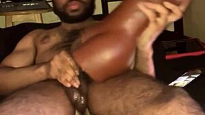 This shot of Elijah Nelson copulating with a black cock that must be over a foot long