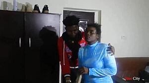 A blind woman is helped by a man and upon being together they begin having sex