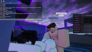 Teenage cartoon characters having intercourse in Roblox - taking it like hentai, manhandling it