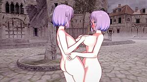 3D animated hentai with big boobs and butts getting naughty