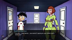 Danny Phantom ve Amity Park'ın kızıl Maddie seks yapıyor