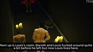 Gareth’s return results in an energetic unsaved anal sex with his housemates