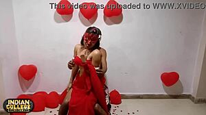 Hot homemade sex video of an Indian couple on Valentine’s Day