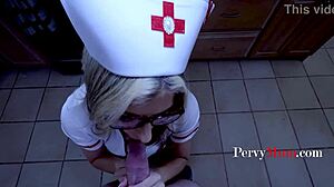 Stepmom Cory Chase gets Halloween treats in the form of a hard cock.