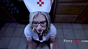 Stepmom Cory Chase gets Halloween treats in the form of a hard cock.