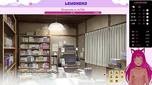 Vtuber Lewdneko продължава хентай играта Love Cubed в част 3