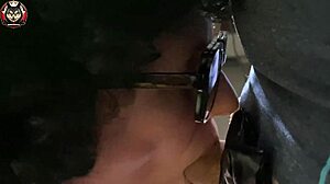 Close up of a big cock cum on face fetish