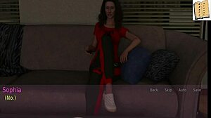 Erotic game with a wife and stepmother